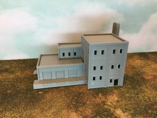 Multi Level FACTORY with LOADING DOCK and DUAL STACKS - Z Scale 1:220 picture