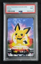 PSA 9 Pokémon TCG 2003 Zukan Card Pichu #155 Japanese Low Pop picture
