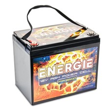 ENERGIE PR3600 3600 WATT 12 VOLT 75 AH AUTOMOTIVE VEHICLE POWER CELL BATTERY NEW picture