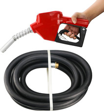 3/4'' X 20' Fuel Transfer Hose with Auto Fuel Nozzle, 3/4