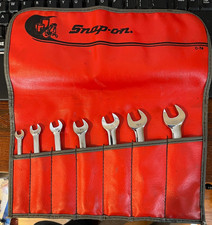 Snap-on OXA607 SAE Offset 6-Point Combination Wrench Set Rare Aviation Tools picture