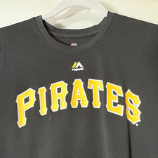 Majestic Pittsburgh Pirates Gerrit Cole #45 MLB Youth Large 14 16 Black picture