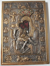 Beautiful Antique Greek Orthodox Religious ICON picture