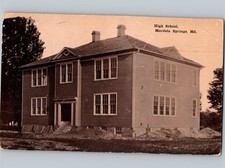 c1911 High School Mardela Springs Maryland MD Wicomico County Postcard picture