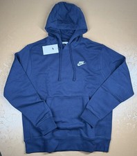 Nike Sportswear Club Fleece Hoodie Midnight Navy Men's ALL SIZES BV2654-410 NEW picture