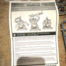 Warhammer Age of Sigmar Fellwater Troggoths Miniatures Unassembled Unpainted picture