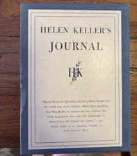 SCARCE SIGNED  Helen Keller s Journal 1936-1937 by Helen Keller.  VG+/VG+ 1st. picture