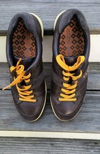 ECCO Street Premiere Golf Shoes US 10.5 EU 44 Brown Leather Spikeless Hydromax picture
