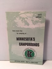 Vintage 1973 Edition Of Minnesota’s Campground Pamphlet picture