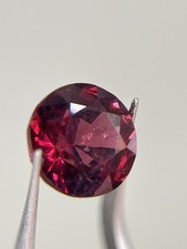 2.37ct Natural Red Garnet Round 7.36mm VVS Tanzania Loose Gemstone picture