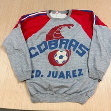 Vintage 80s Cobras Ciudad Soccer CD Juarez fc Sweatshirt Raglan S Liga mx Mexico picture