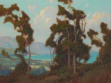 Elmer Wachtel Santa Barbara California Impressionist Coastal Landscape picture