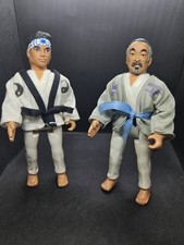 1986 Remco The karate Kid & Mr Miyagi Functional Action Figures picture