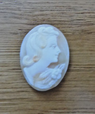 Antique Shell Cameo Loose Carving Piece for Jewelry Making 1