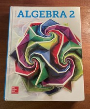 Algebra 2 2018 Glencoe Student Edition Hardcover McGraw-Hill School Textbook picture