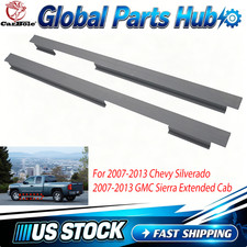 Outer Rocker Panels Fits 2007-2013 GMC Sierra & Chevy Silverado Extended Cab picture