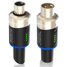 JOYO 5.8GHz Microphone System Wireless Transmitter Receiver Plug On XLR 100FT（OP picture