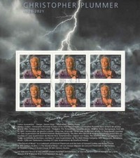 Canada 2021 Christopher Plummer Sheet, #3302 Used picture