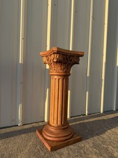 Solid Mahogany Corinthian-Style Pedestal/Column picture