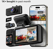 REDTIGER F17 4K 3 Channel Dash Cam, STARVIS 2 IMX675 HDR, 2160P+1080P+1080P F... picture