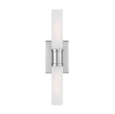 Generation Lighting Keaton 20 in. Medium 2-Light Brushed Nickel Vanity Light picture