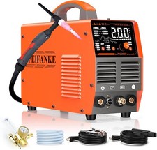 FEIFANKE TIG Welder 200A, 7 IN 1 ARC/AC/DC TIG/Pulse TIG Welder for steel, Alum picture