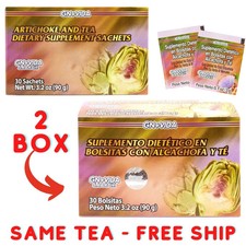 2 Te de Alcachofa Detox Tea GN+Vida ORIGINAL Artichoke Green Tea and More 60 DAY picture