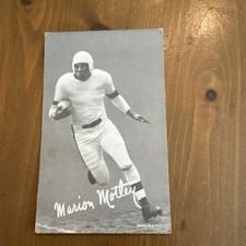 1948-52 W468 Exhibit B&W Set-Break Marion Motley DP EX-EXMINT *GMCARDS* picture