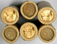1908 Indian End / BU Wheat End ~ Estate Sale ~ Circulated Wheat Rolls ~ ONE ROLL picture