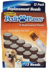 PediPaws Nail Grinder Replacement Lot Of 12 - 12 Heads Each Pack picture