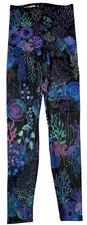 Black Milk Leggings Womens Small Multicolor Underwater Print Ankle Stretch picture