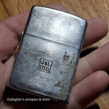 Vintage 1953-1955 Zippo Lighter Pat 2517191 Jones & Laughlin J&L Steel 5-Barrel picture
