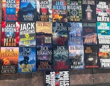 ALL  HARDCOVER  Jack Higgins COMPLETE SEAN DILLION SERIES 1-22 Eye of Storm  LOT picture