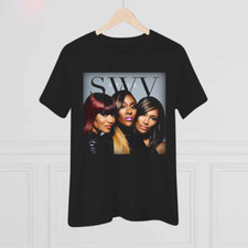 SWV Band Short Sleeve Gift For Fan Cotton Black All Size Unisex T-Shirt GC553 picture