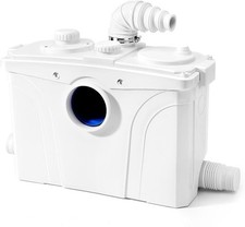 MixBubole 1.2HP Macerator Pump Toilet Sink Shower Laundry 2500GPH 32 8FT picture