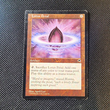 Wizards Magic: The Gathering MTG Lotus Petal Tempest Artifact Reg Com 294 1997 picture