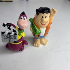 Vintage 1992 Fred Flintstone Director Take 1 Dino Figures HollyRock Flintstones picture