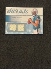 2008 SP Rookie Threads Chad Henne Jersey SP/250 #RT-CH Miami Dolphins picture