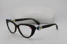 NEW SWAROVSKI SK 2005 1002 HAVANA GOLD BLUE CRYSTAL AUTHENTIC EYEGLASSES 53-17 picture