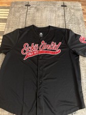 ECKO Unlimited Classic Black & Red ECKO UNLTD 4XL Big & Tall Baseball Jersey NEW picture