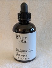 Philosophy When Hope is Not Enough Facial Firming Serum 4 oz/120ml NWOB NEW picture