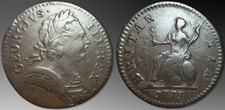 Great Britain. George III. Farthing, 1773. London Mint. picture