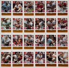 1986 McDonalds Play & Win Redskins NFL Football Trading Cards Promo Set of 24 picture