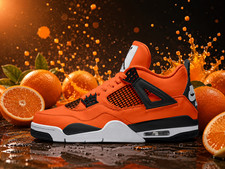 Jordan 4 “Total Orange” Men's Size US 7-12 picture
