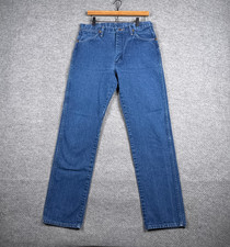 Vintage Wrangler Jeans 34x34 (Fits 32x32) Cowboy Cut 13MWZ Made In USA picture