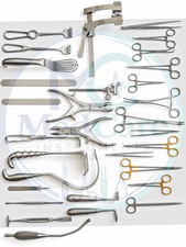 Open Thoracotomy Surgical Instruments Set of 35 pcs Premium Quality picture