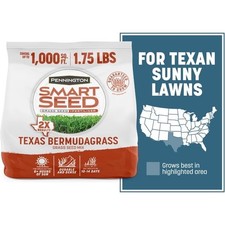 Pennington Smart Seed Texas Bermuda Grass Seeds for Lawn, Full Sun, 1.75 lb Bag picture