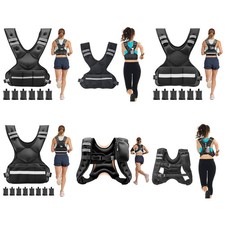 Uimoso Adjustable 6-40lb Weighted Vest for Strength Training and Fitness Workout picture