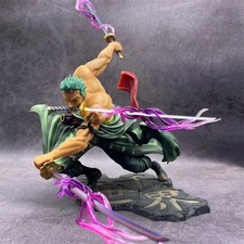 Hot One Piece 10cm Anime Figure GK Roronoa Zoro Three-blade Sa-maximum Manga picture