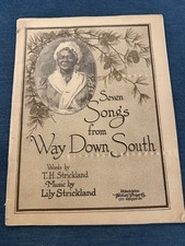 Strickland, TH Seven Songs from Way Down South 1920 Lily Strickland Sheet Music picture